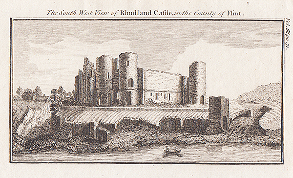 The South West View of Rhudland Castle