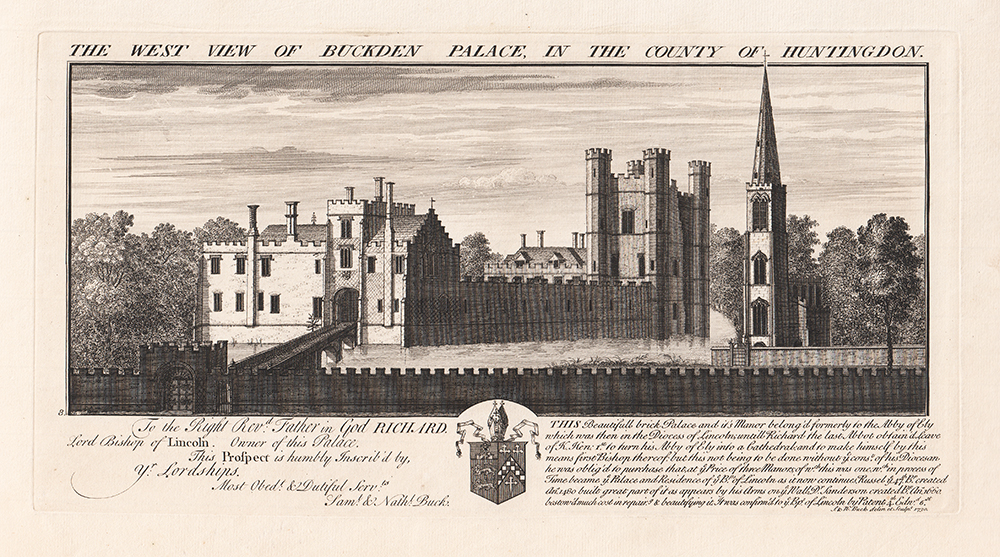 The West View of Buckden Palace in the County of Huntingdon