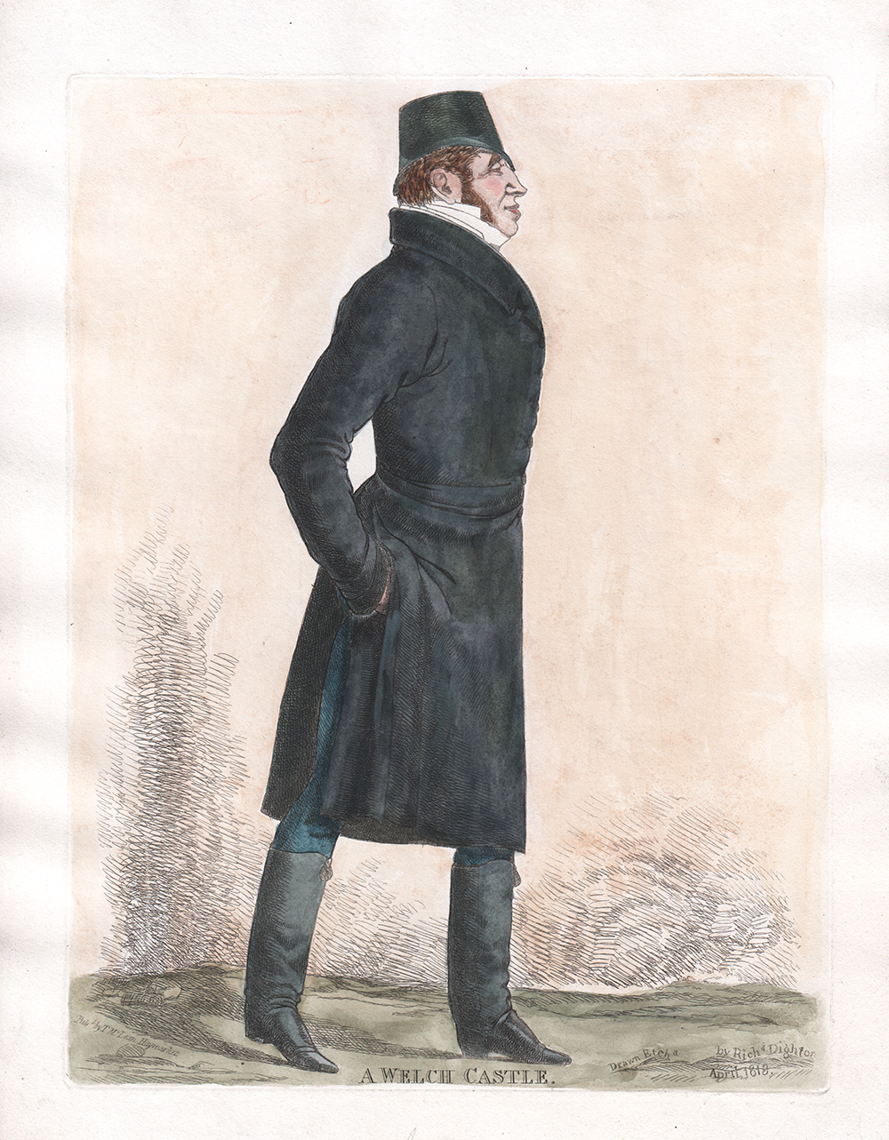 'A Welch Castle' -  Peter Robert Burrell, 2nd Baron Gwydyr
