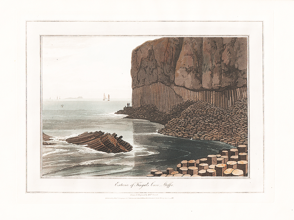 Exterior of Fingal's Cave, Staffa - William Daniell.