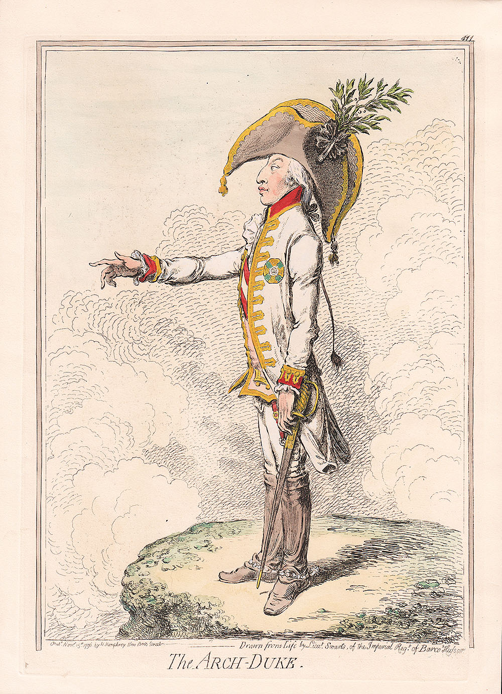 Gillray - The Arch Duke 