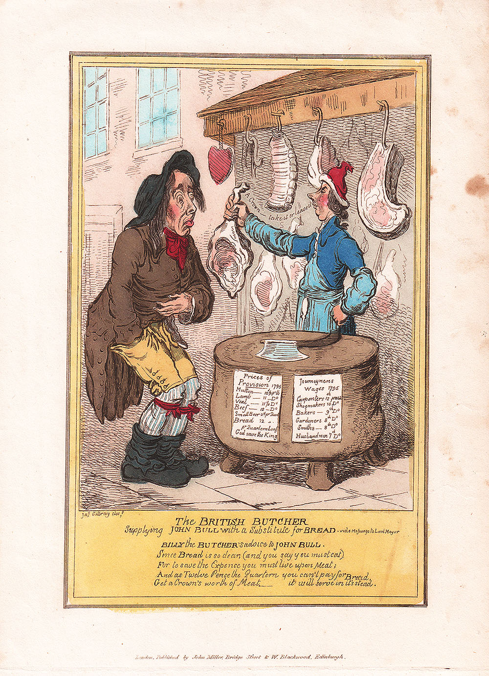 Gillray - The British Butcher