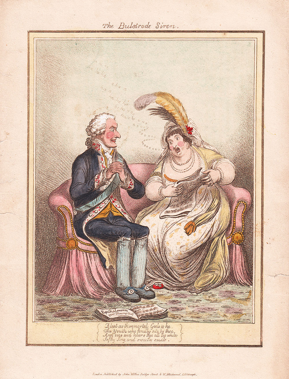 Gillray - The Bullstrode Siren