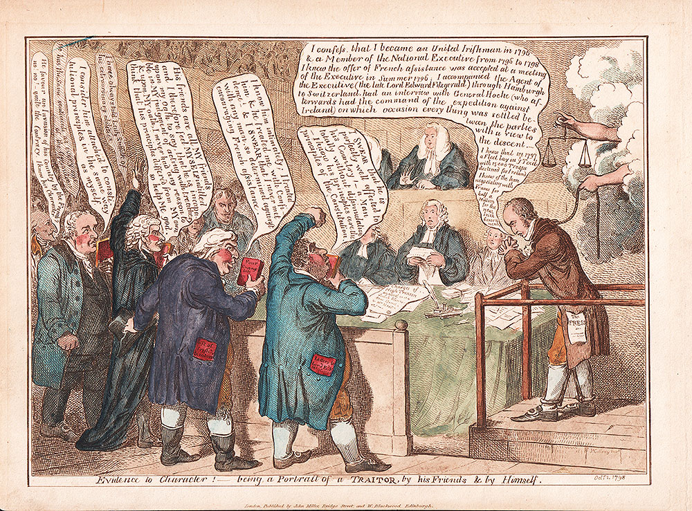 Gillray - Evidence to Character !....