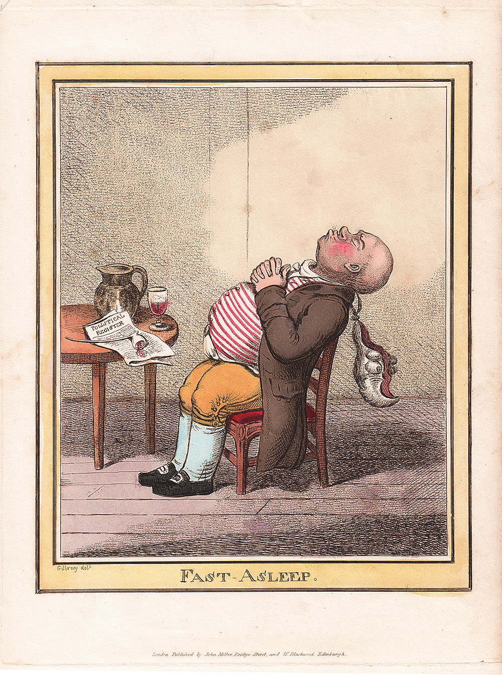 Gillray - Fast Asleep