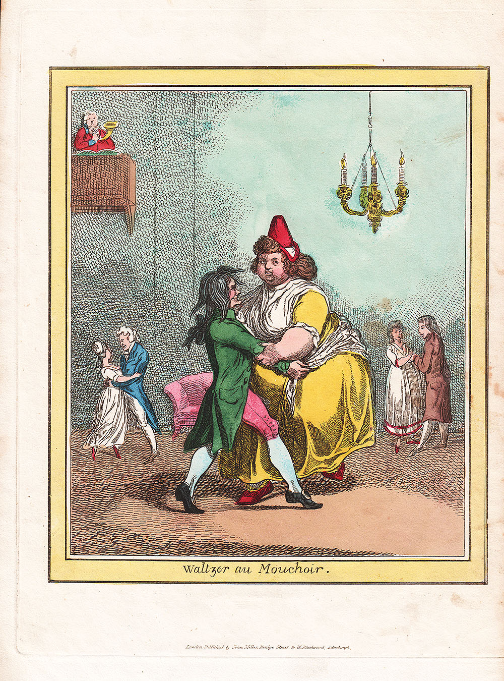 Gillray - Waltzer au Mouchoir