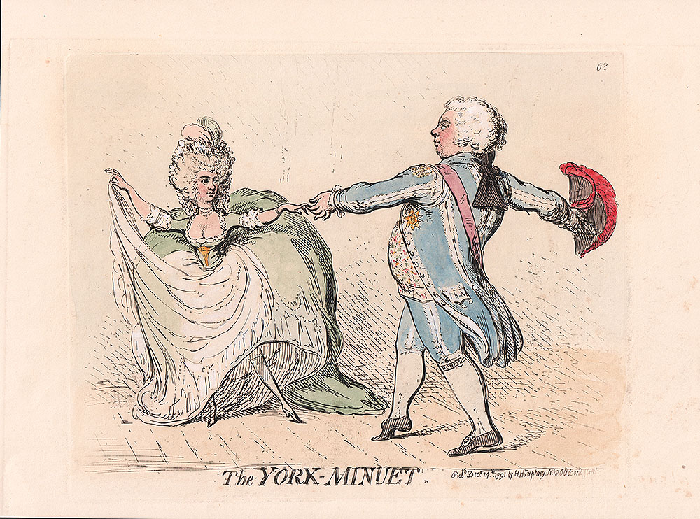 Gillray - The York Minuet 