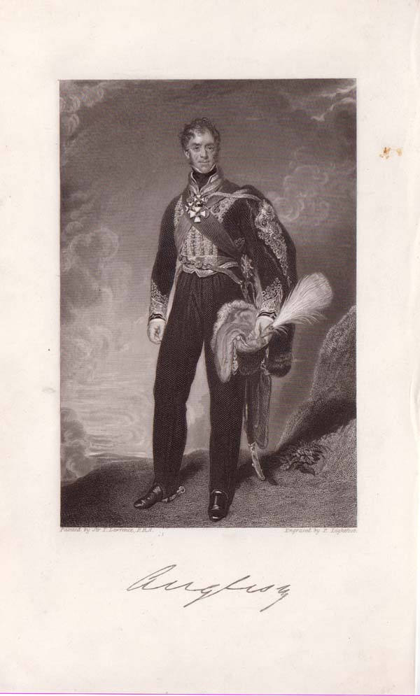 Anglesey  -  Field Marshal Henry William Paget 1st Marquess of Anglesey KG GCB GCH PC 