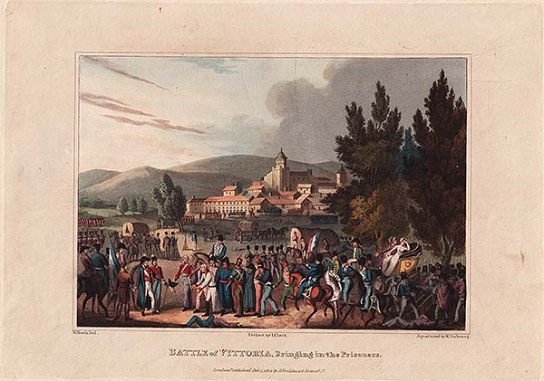 Battle of Vittoria Bringing in the Prisoners
