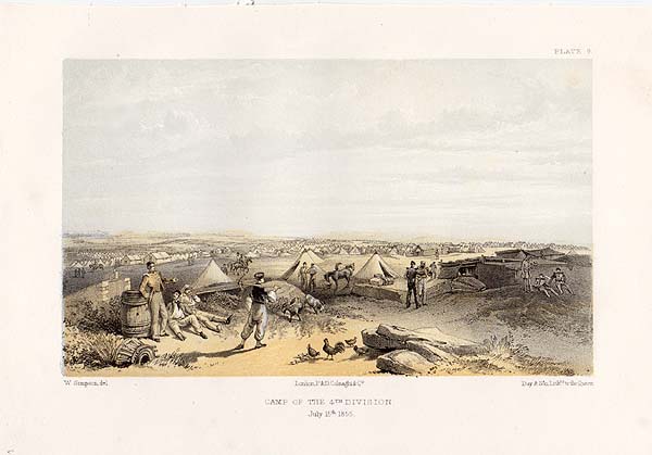 Camp of the 4th Division  July 15th 1855
