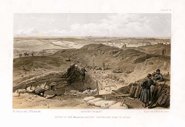 Ditch of the Malakoff Battery Gervais and rear of Redan
