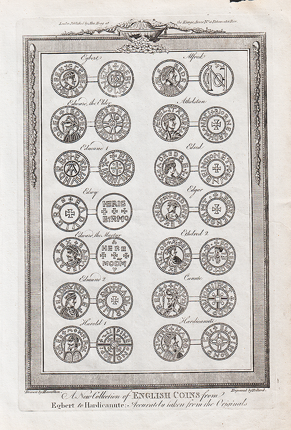 A New Collection of English Coins from Egbert to Hardicanute :  Accurately taken from the Originals 