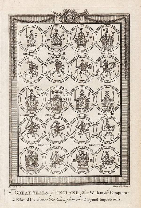 The Great Seals of England from William the Conqueror to Edward II:  Accurately taken from the Original Impressions