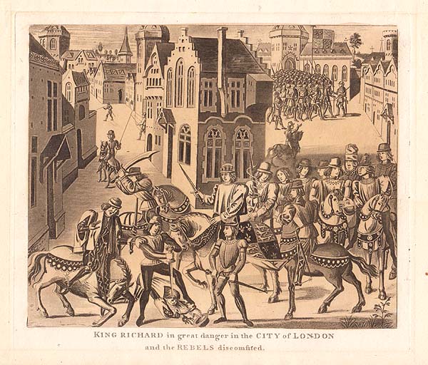 King Richard in great danger in the City of London and the Rebels discomfited