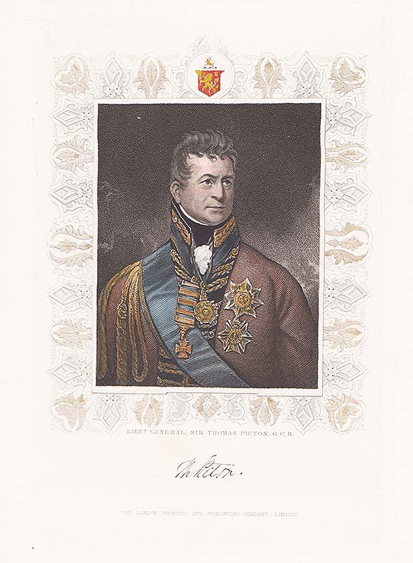 Lieut General Sir Thomas Picton GCB