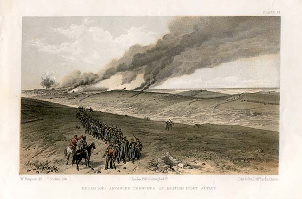 Redan and advanced trenches of British Right Attack