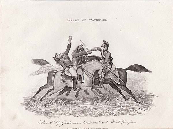 Shaw the Life Guard's man's heroic attack on the French Cuirassiers