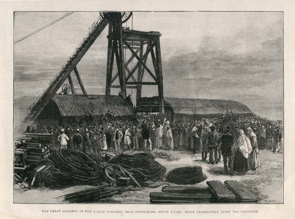 The Great Disaster at The Albion Colliery near Pontypridd