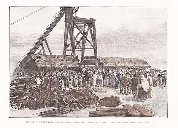 The Great Disaster at The Albion Colliery near Pontypridd 