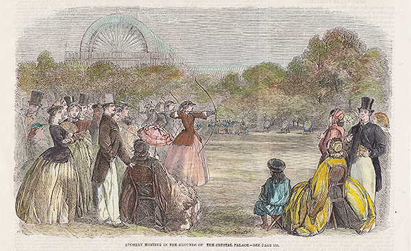 Archery Meeting in the grounds of the Crystal Palace