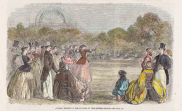 Archery Meeting in the grounds of the Crystal Palace