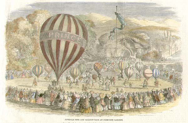 Juvenile Fete and Balloon Race at Cremorne Gardens