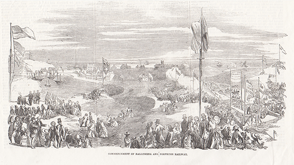 Commencement of Ballymena and Portrush Railway