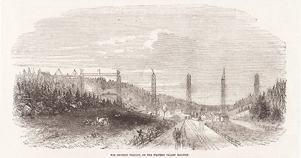 The Crumlin Viaduct, on the Western Valley Railway.