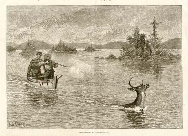 Deer - Shooting on an American Lake