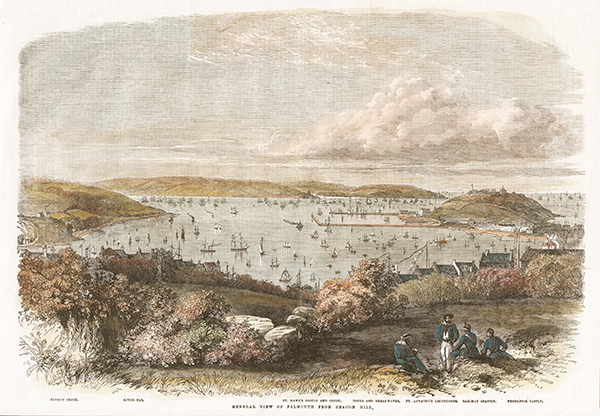 General View of Falmouth from Beacon Hill