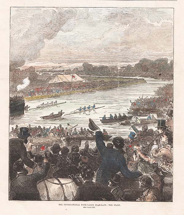 The International Four Oared Boat Race :  The Start