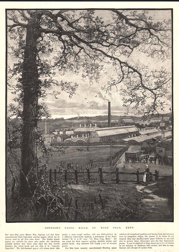 Joynson's Paper Mills St Mary Cray Kent   
