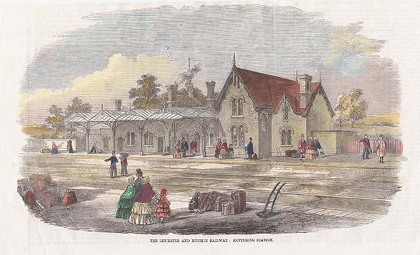 The Leicester and Hitchin Railway : Kettering Station 