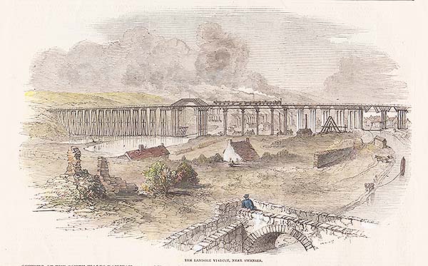 The Landore Viaduct near Swansea 