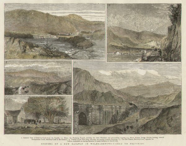 Opening of the New Railway - Bettws-y-coed to Festiniog