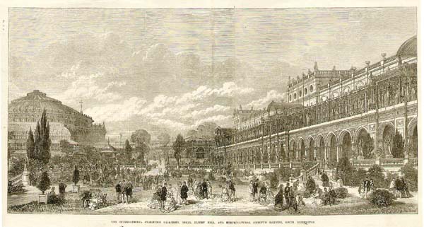 The International Exhibition Galleries Royal Albert Hall and Horticultural Society's Gardens South Kensington