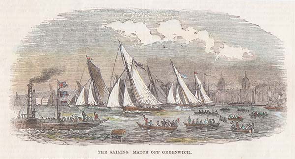 The Sailing Match off Greenwich 