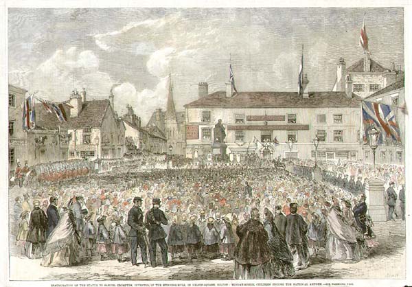 Inauguration of the statue to Samuel Crompton Bolton