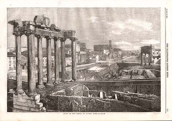 Ruins of the Temple of Saturn Rome