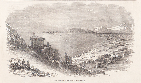 The Royal Steam Squadron in Killiney Bay 