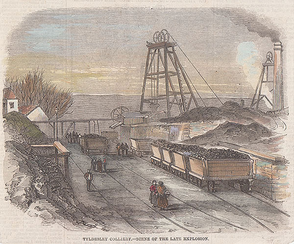 Tyldesley Colliery - Scene of the late explosion 