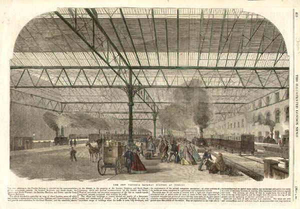 The New Victoria Railway Station at Pimlico.