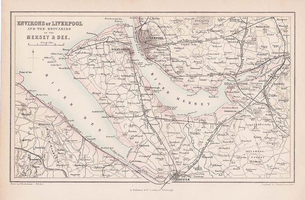 Environs of Liverpool and the Estuaries of the Mersey & Dee