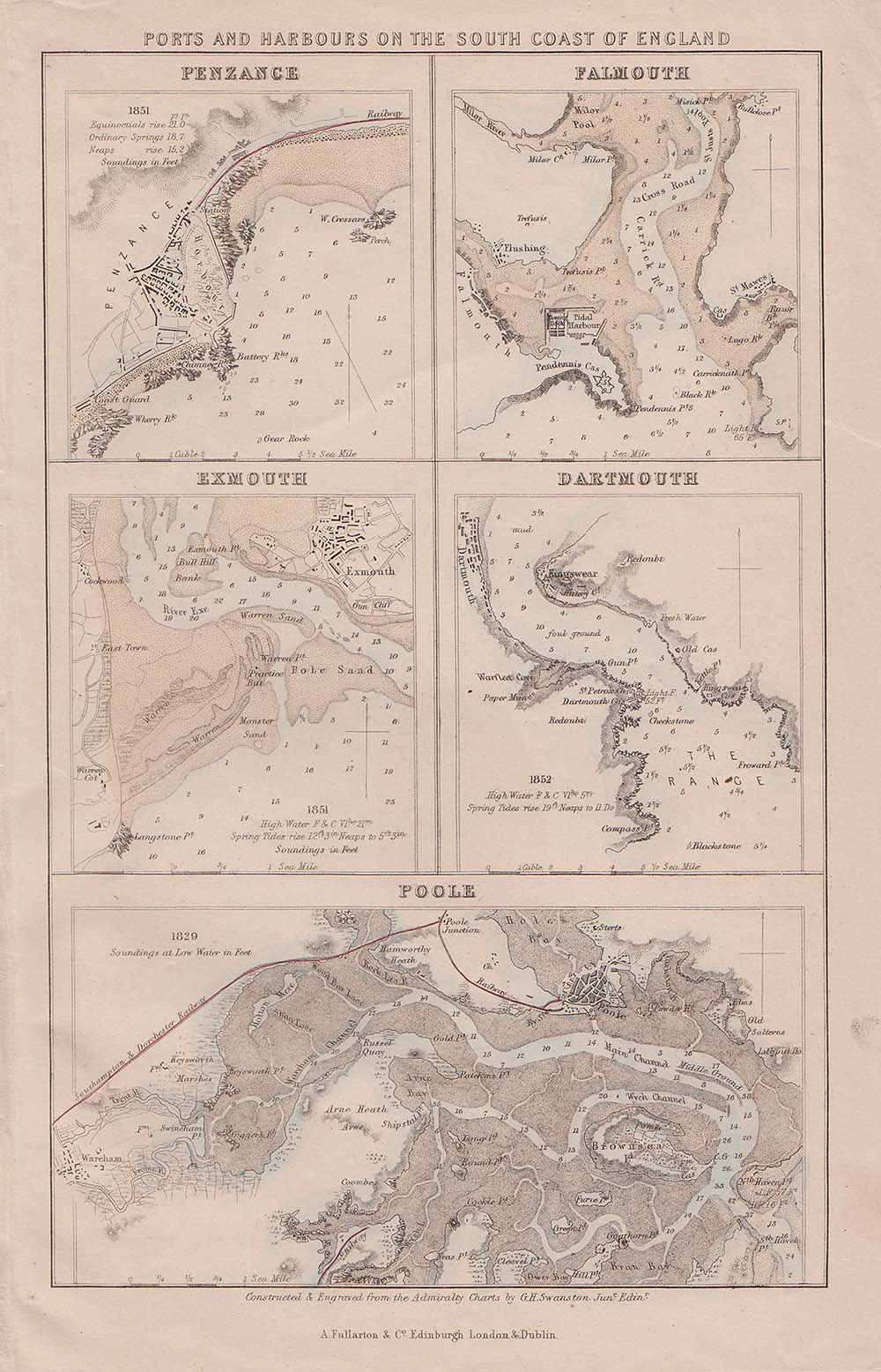 Ports and Harbours on the South Coast of England.