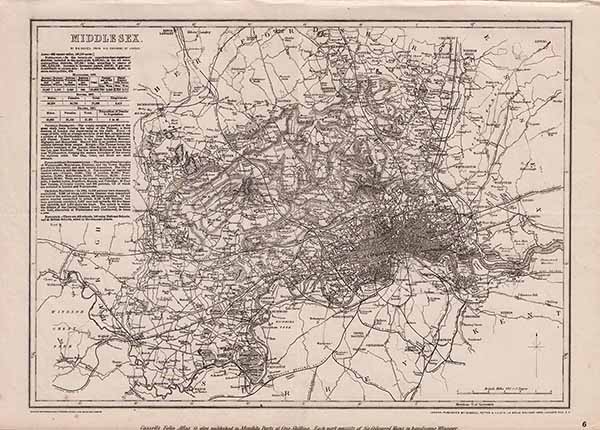 Middlesex drawn by BR Davies From his Environs of London