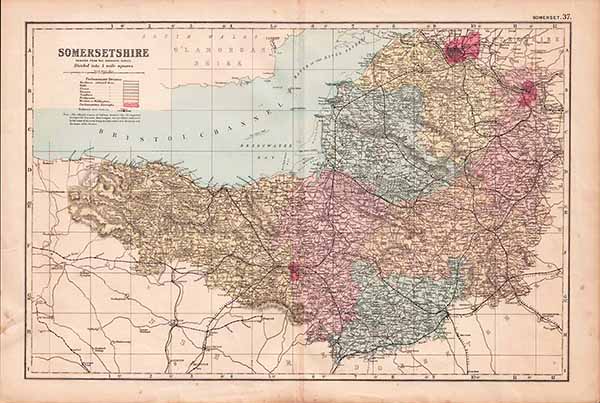 Somersetshire Reduced from the Ordnance Survey