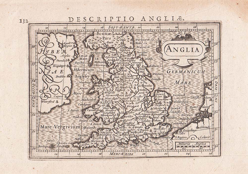 Anglia - Bertius Hondius