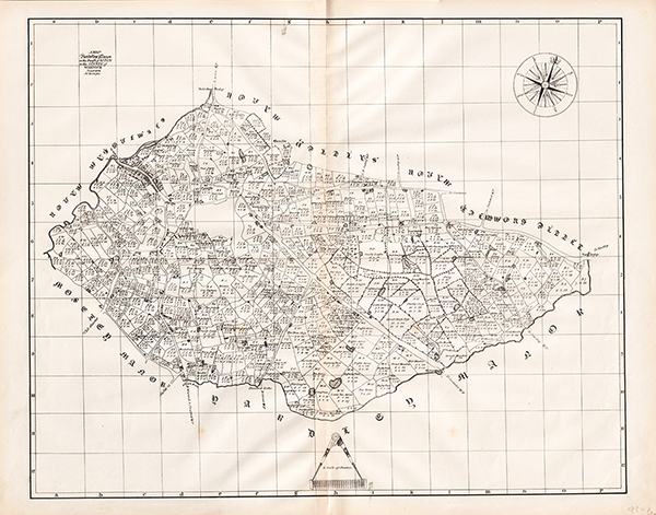 A map Bordesley Manor in the Parish of Aston in the County of Warwick Surveyed 1760 by Jno Tomlinson