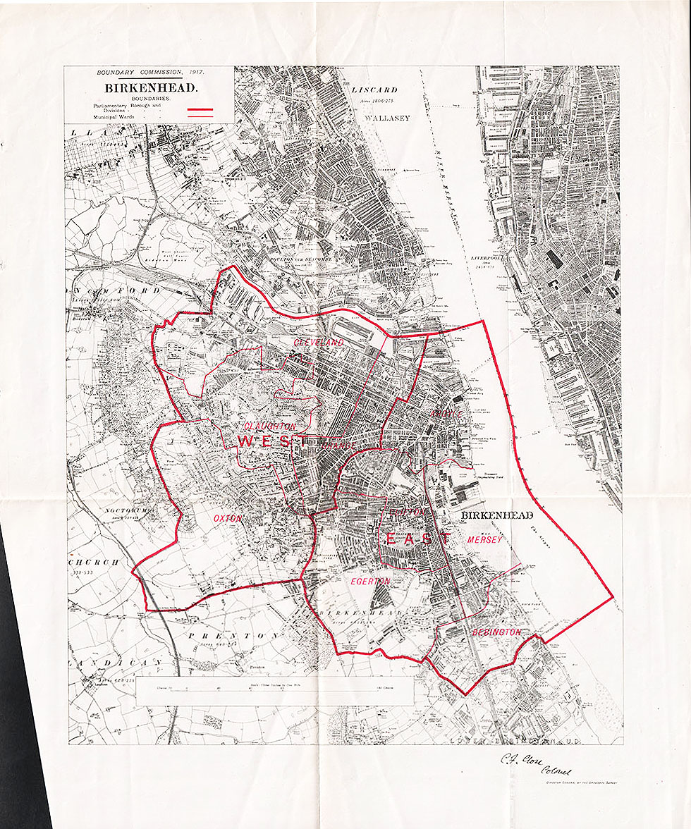 Birkinhead  -  Boundary Commission 1917