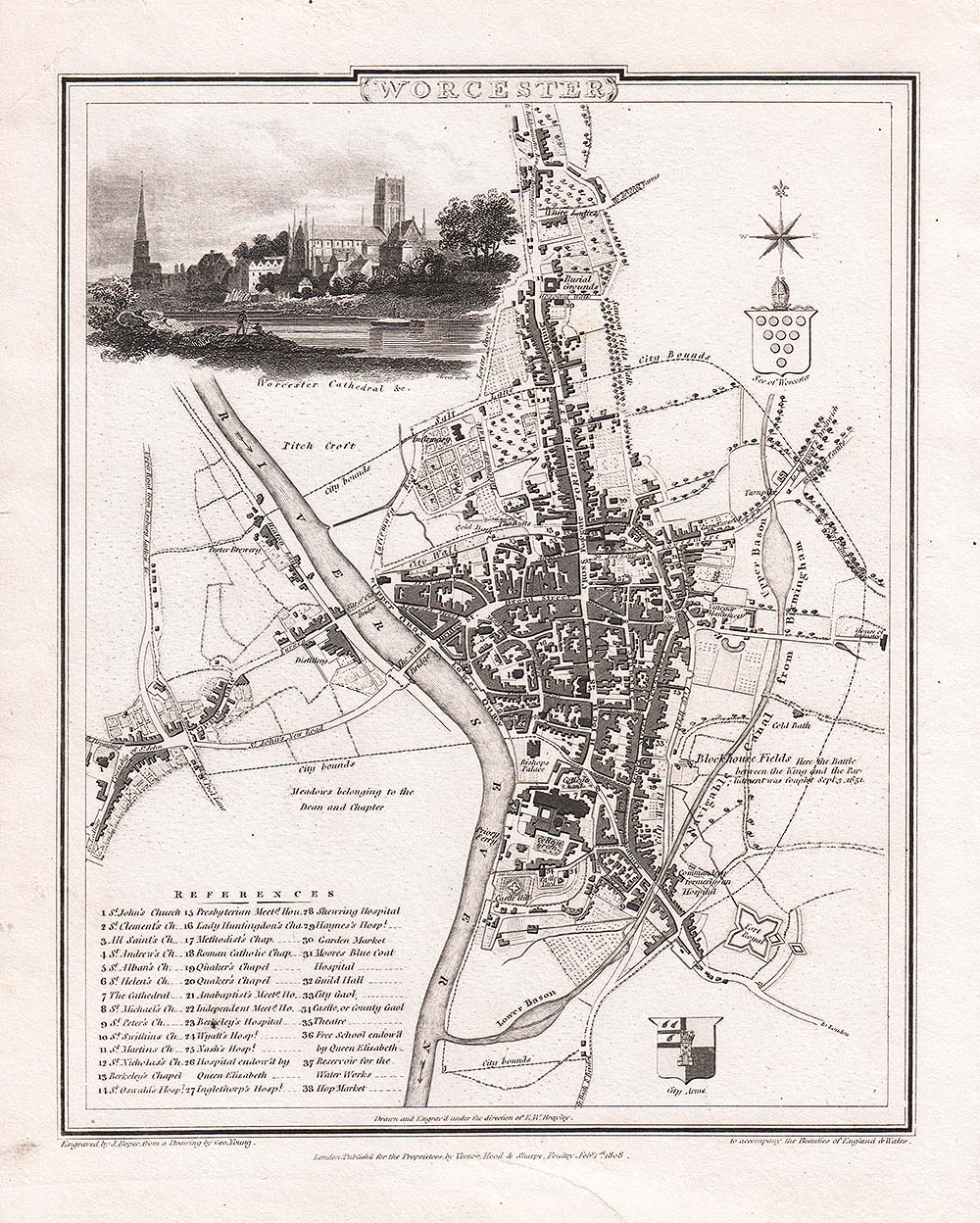 Worcester Town Plan  Cole & Roper